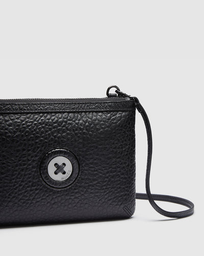 Mim-Mazing Duo Crossbody Bag - Black Gunmetal