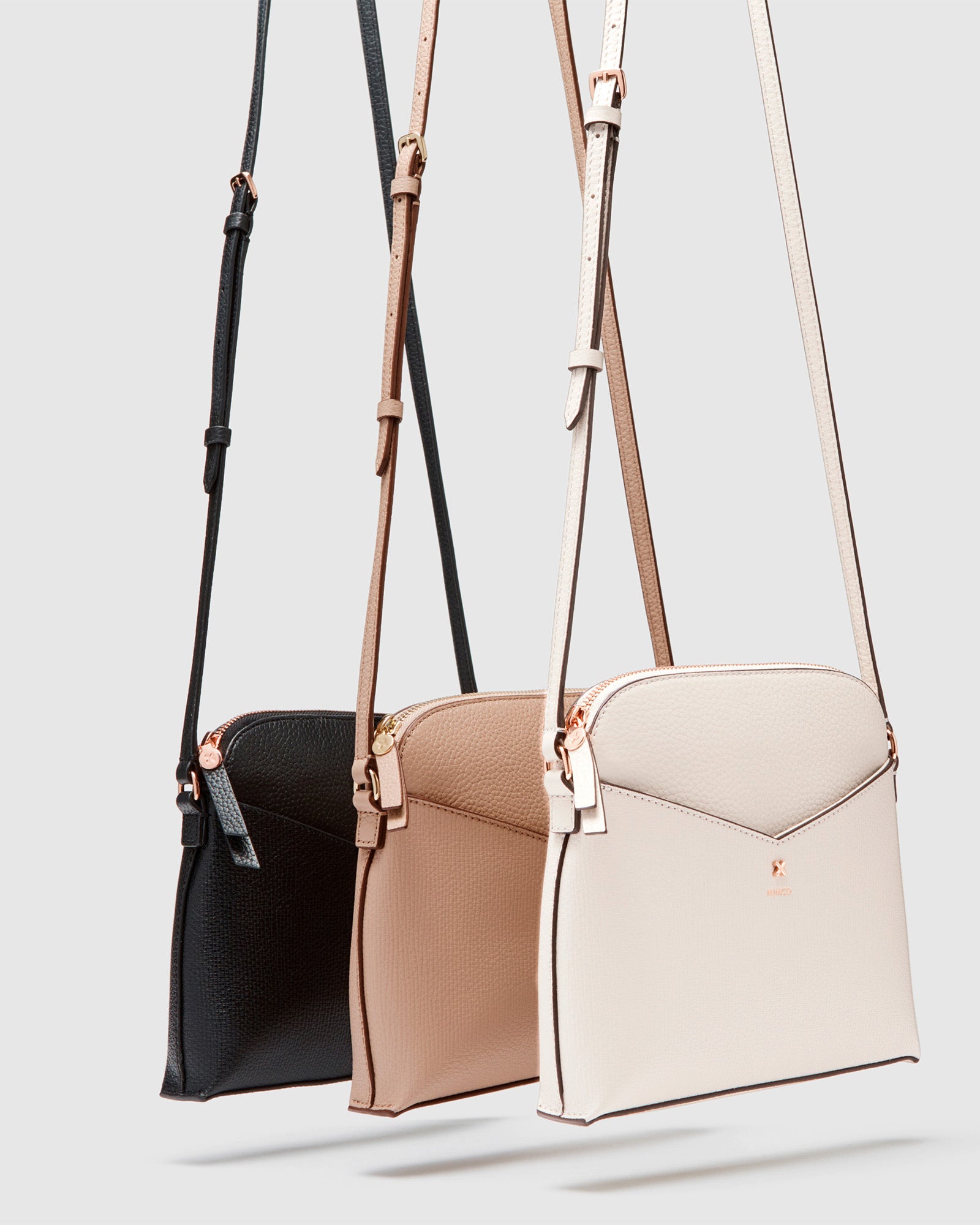 D-Vine Sling Crossbody Bag - Black Rose Gold