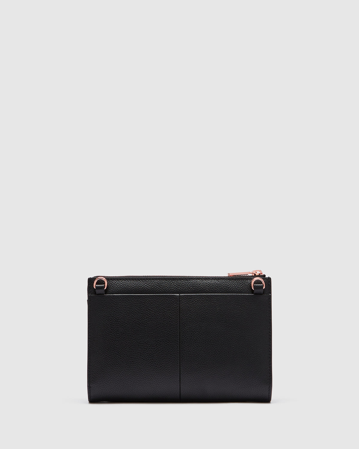 Mim-Mazing Medium Pouch - Black Rose Gold