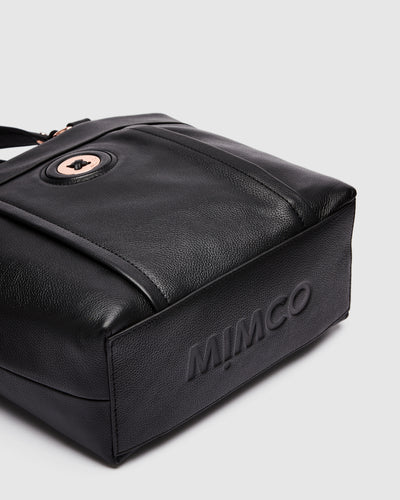 Mim-Mazing Mini Tote Bag - Black Rose Gold