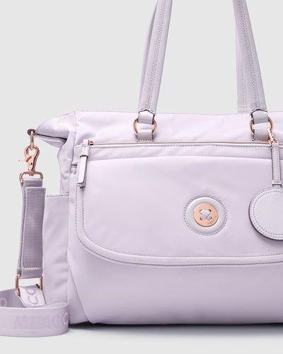 Mim-Mazing Baby Bag - Lilac Marle
