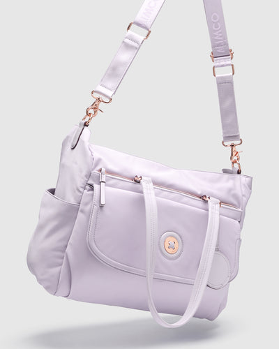 Mim-Mazing Baby Bag - Lilac Marle