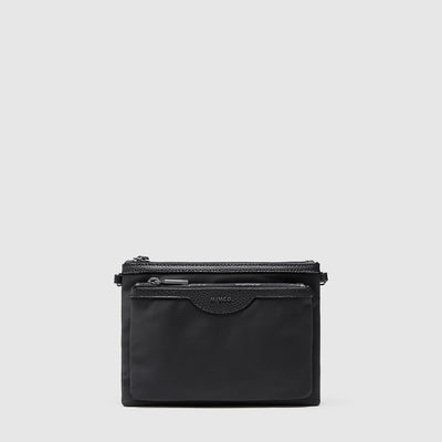 Super-Cycle Duo Pouch - Black Gunmetal