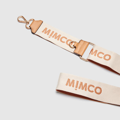 Wide Webbing Bag Strap - Natural