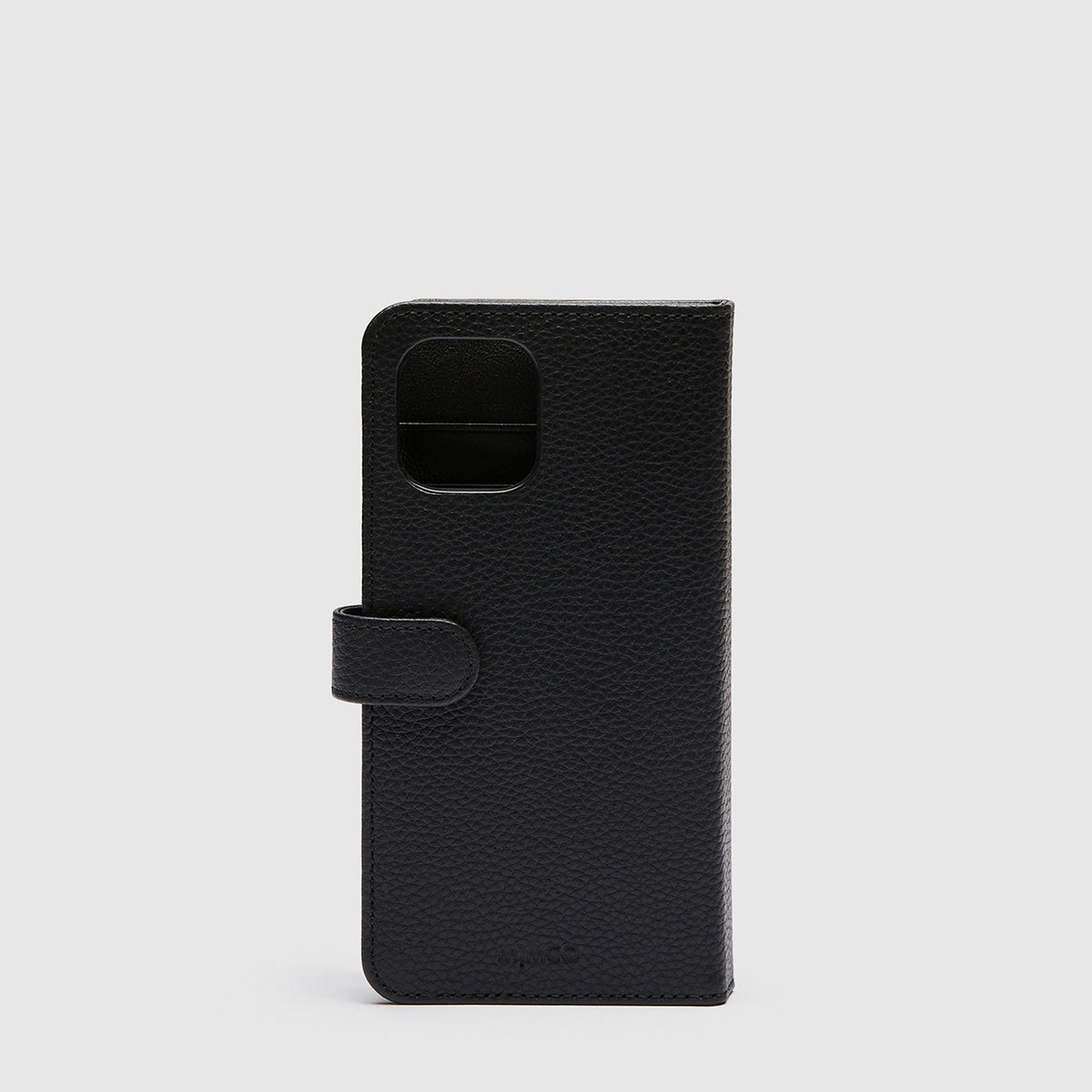 Shine Flip Case For iPhone 12 Pro Max - Black Rose Gold