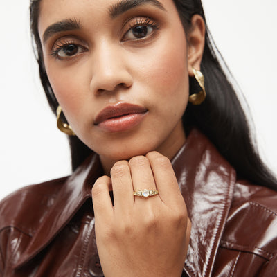9k Limited Edition Labra Ring - Labradorite