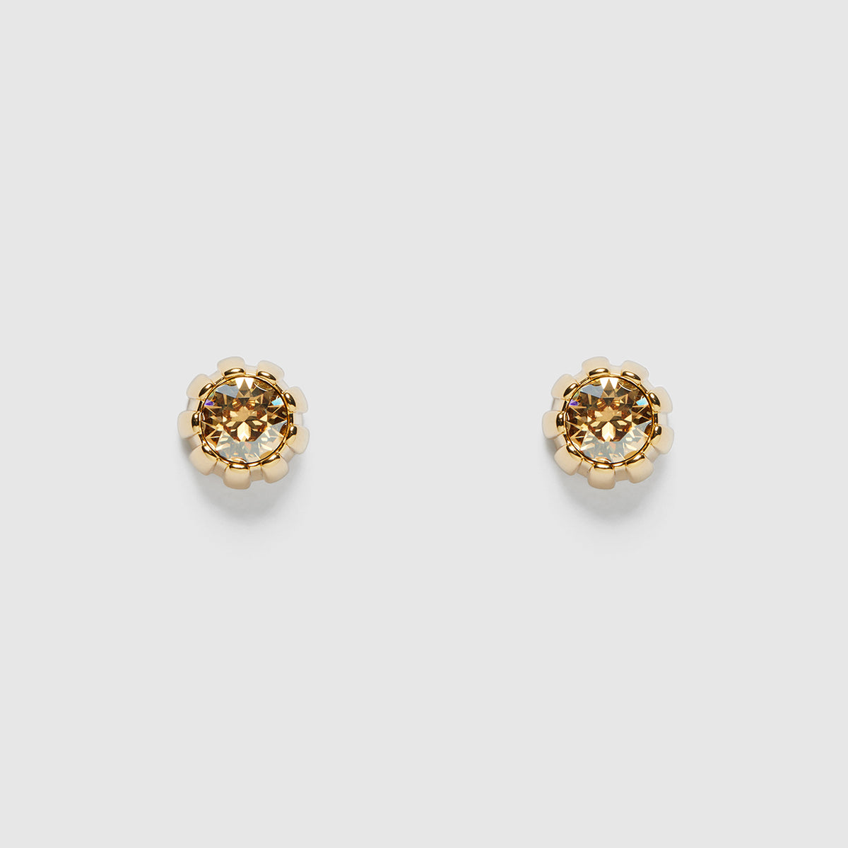 La-La Stud Earrings - Burnt Honey