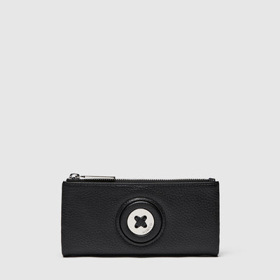 Mim-Mazing Large Wallet - Black Silver