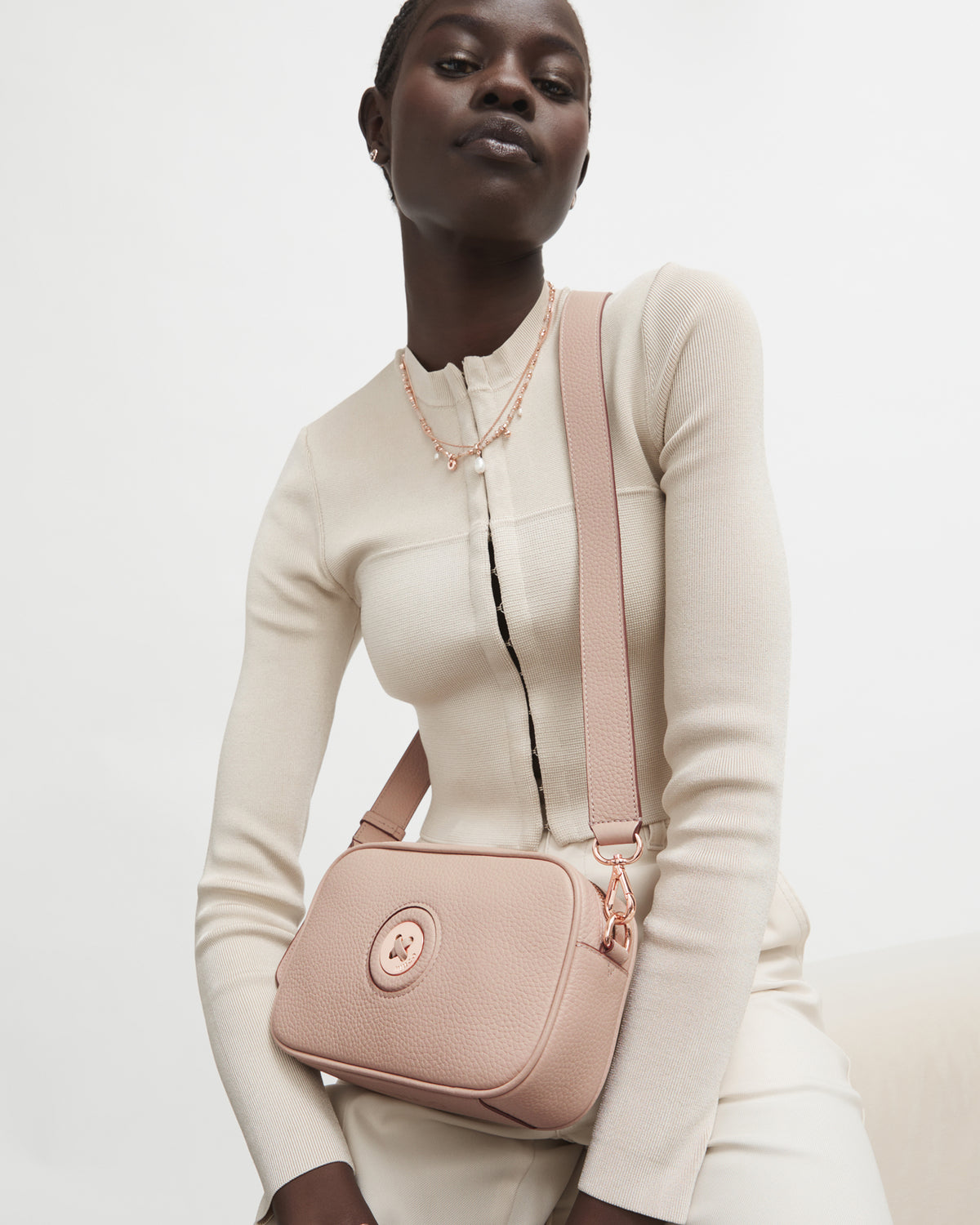Mim-Mazing Crossbody Bag - Almond