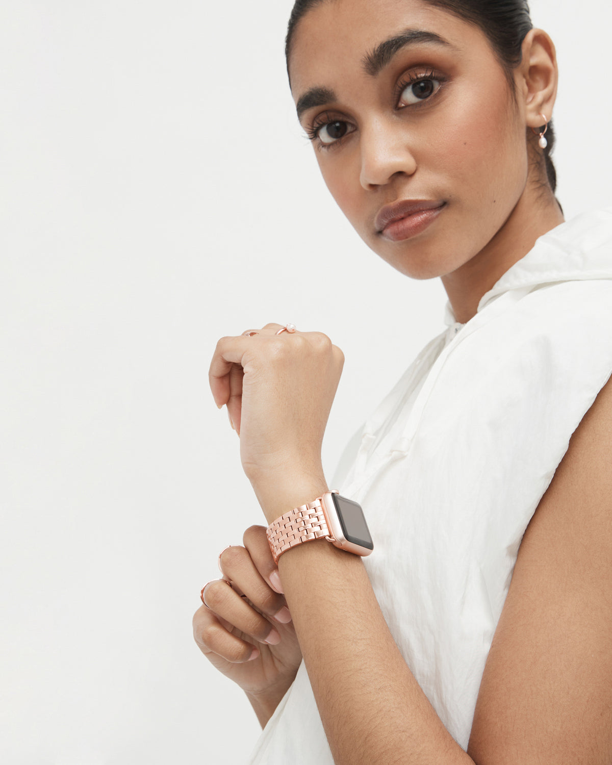 40mm Swirl Watch Band - Rose Gold