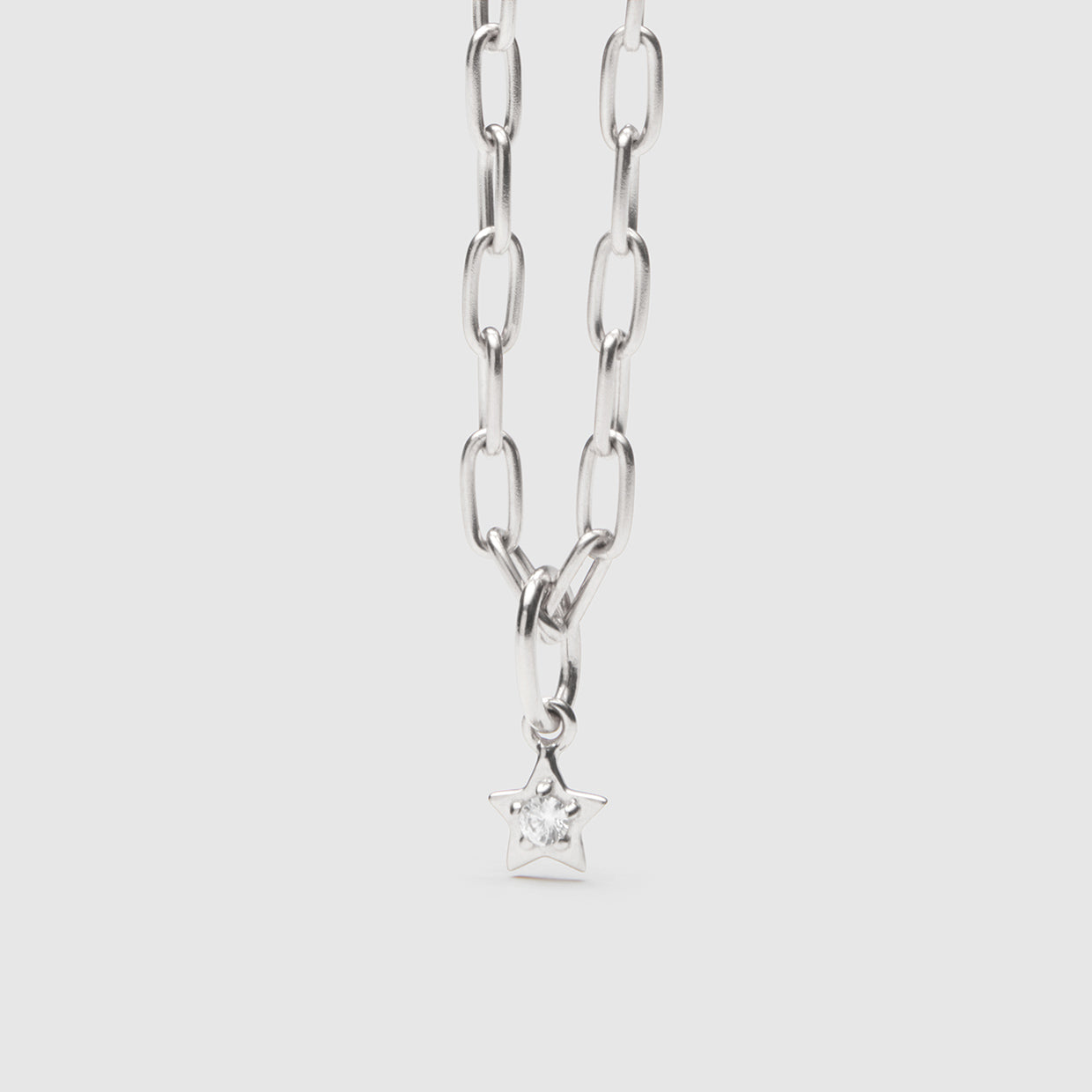 Star Blazer Sterling Silver Charm - Silver