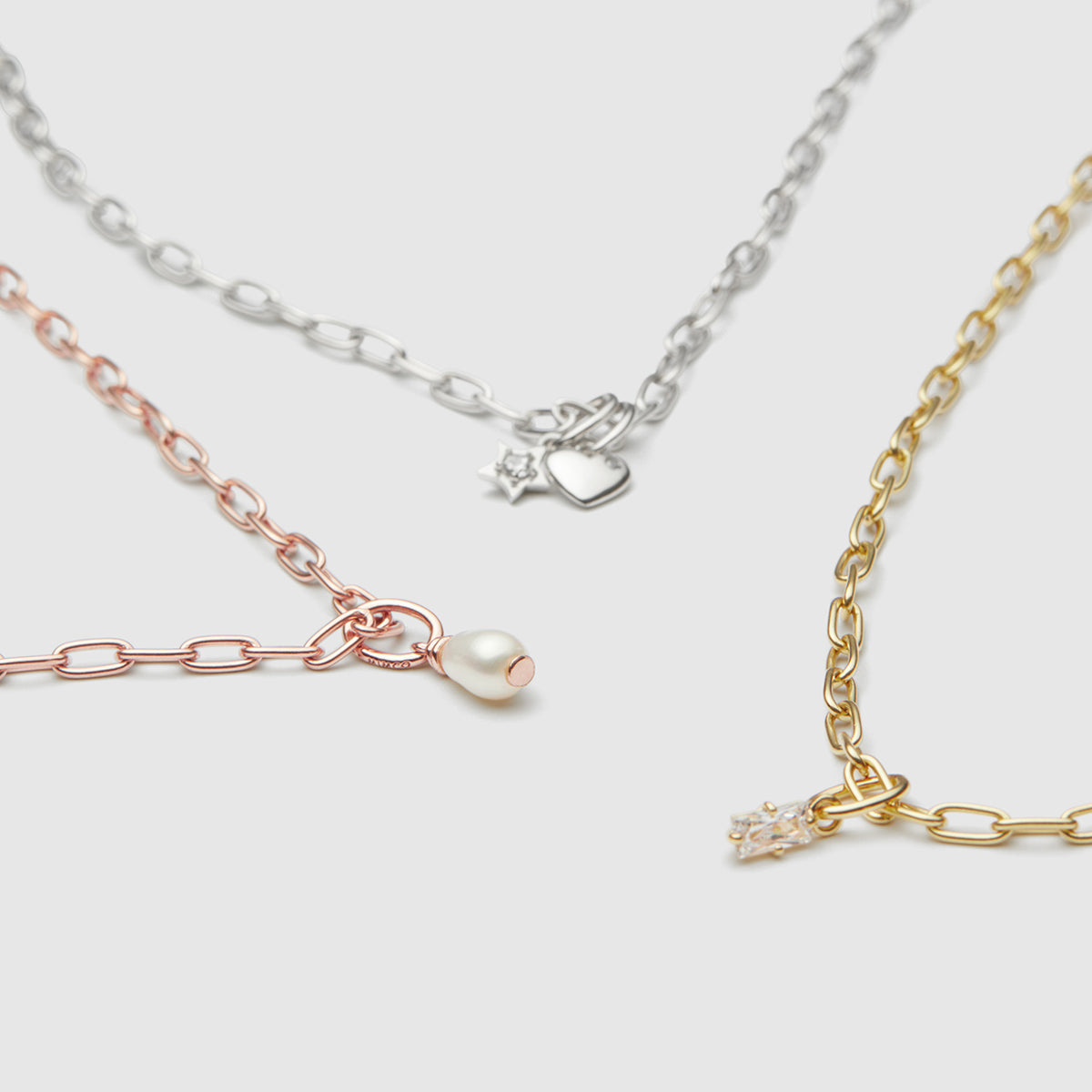 Sparkler Sterling Silver Charm - Gold
