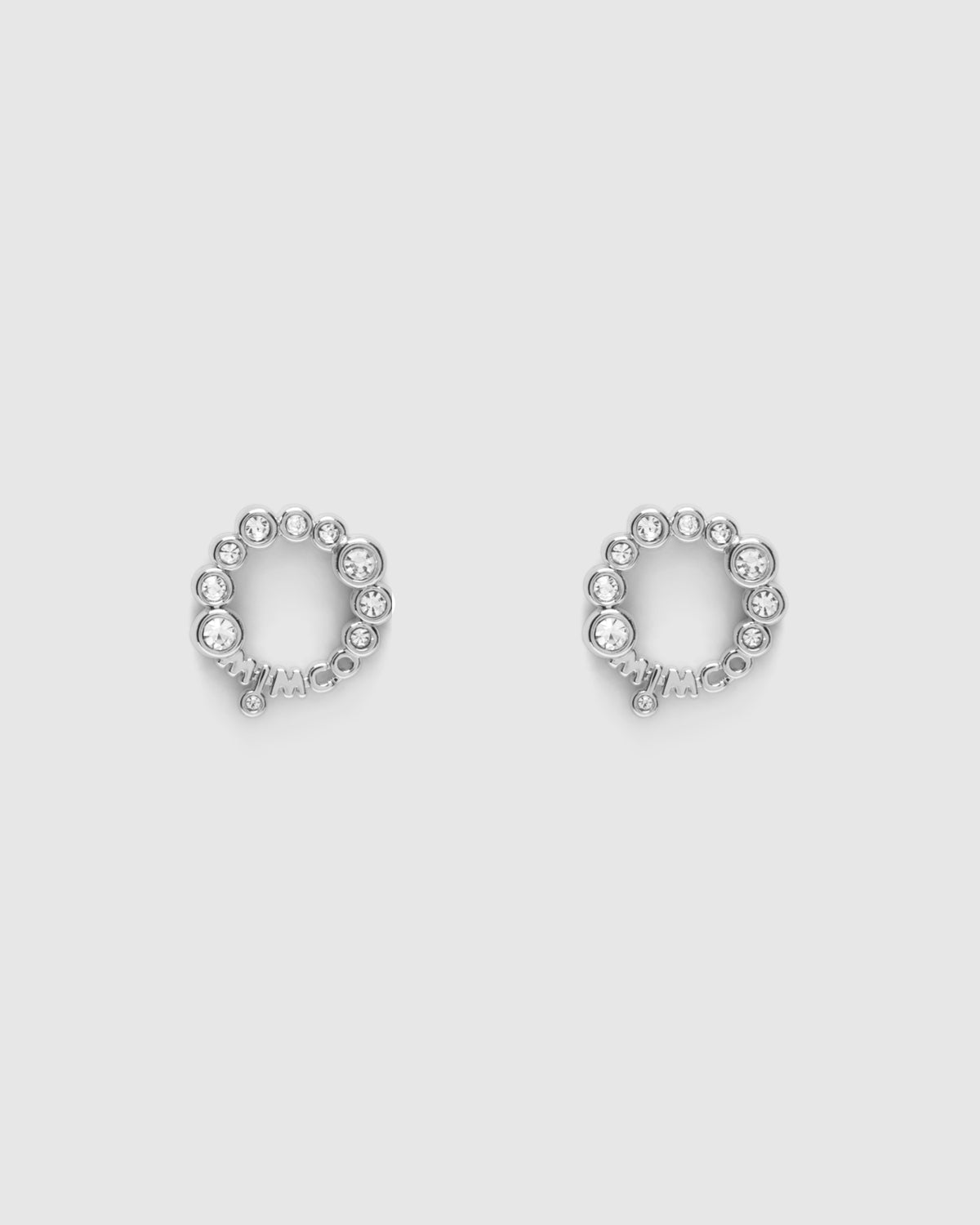 Wink Stud Earrings - Silver