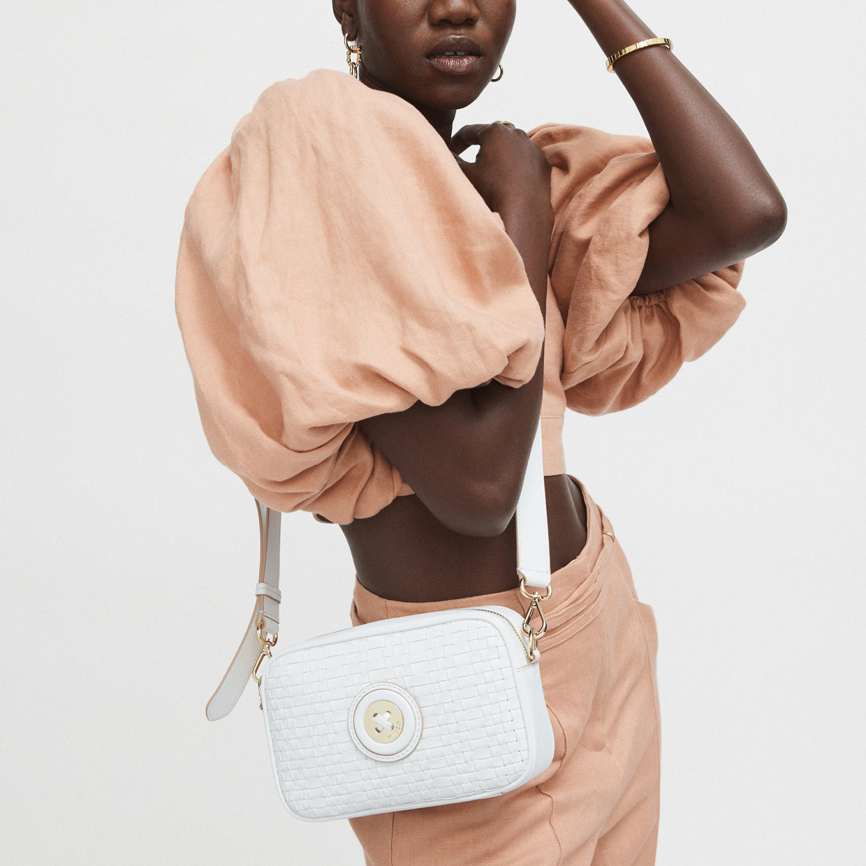 Mim-Mazing Crossbody Bag - White
