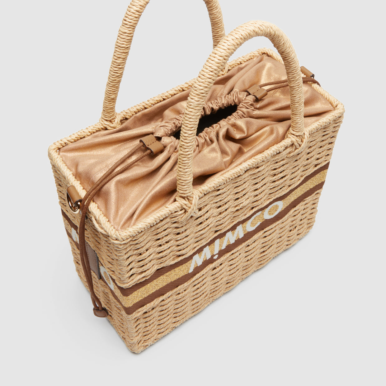 Paradise Basket Tote Bag - Natural