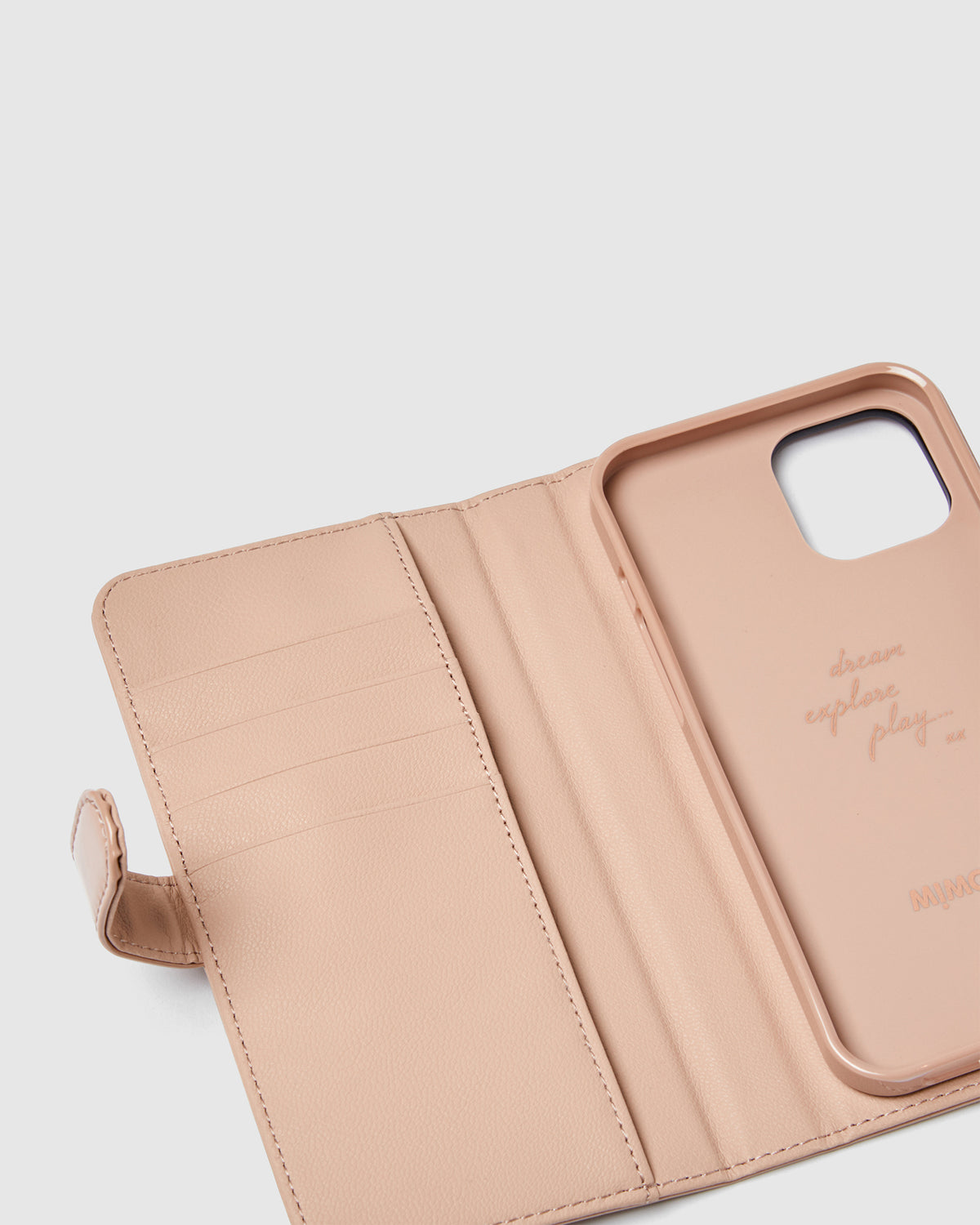 Mim-Mazing Flip Case iPhone 12 Pro Max - Almond