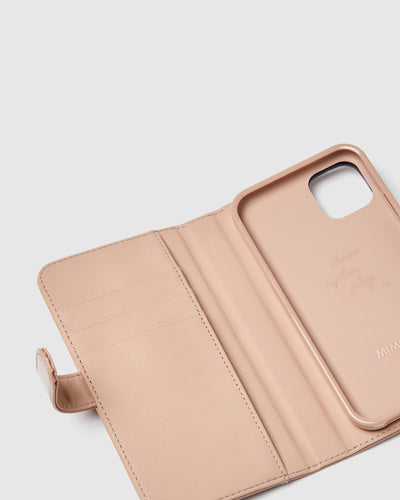 Mim-Mazing Flip Case iPhone 11 - Almond