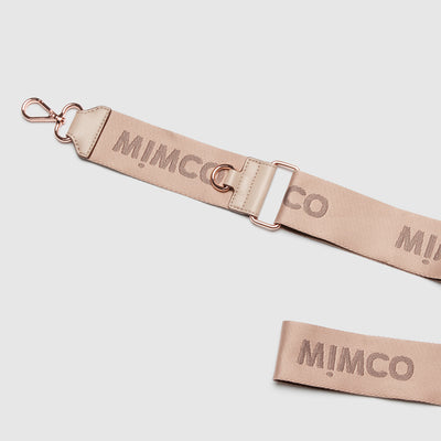 Wide Webbing Bag Strap - Almond