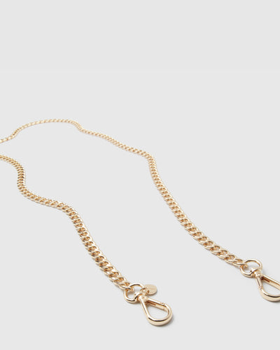Chain Crossbody Bag Strap 128cm - Light Gold