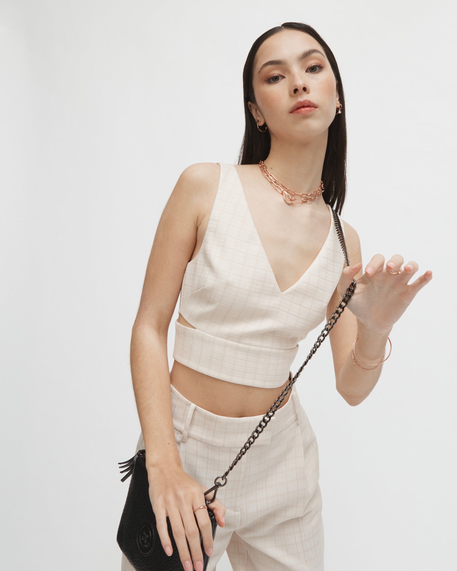 Chain Crossbody Bag Strap 128cm - Gunmetal