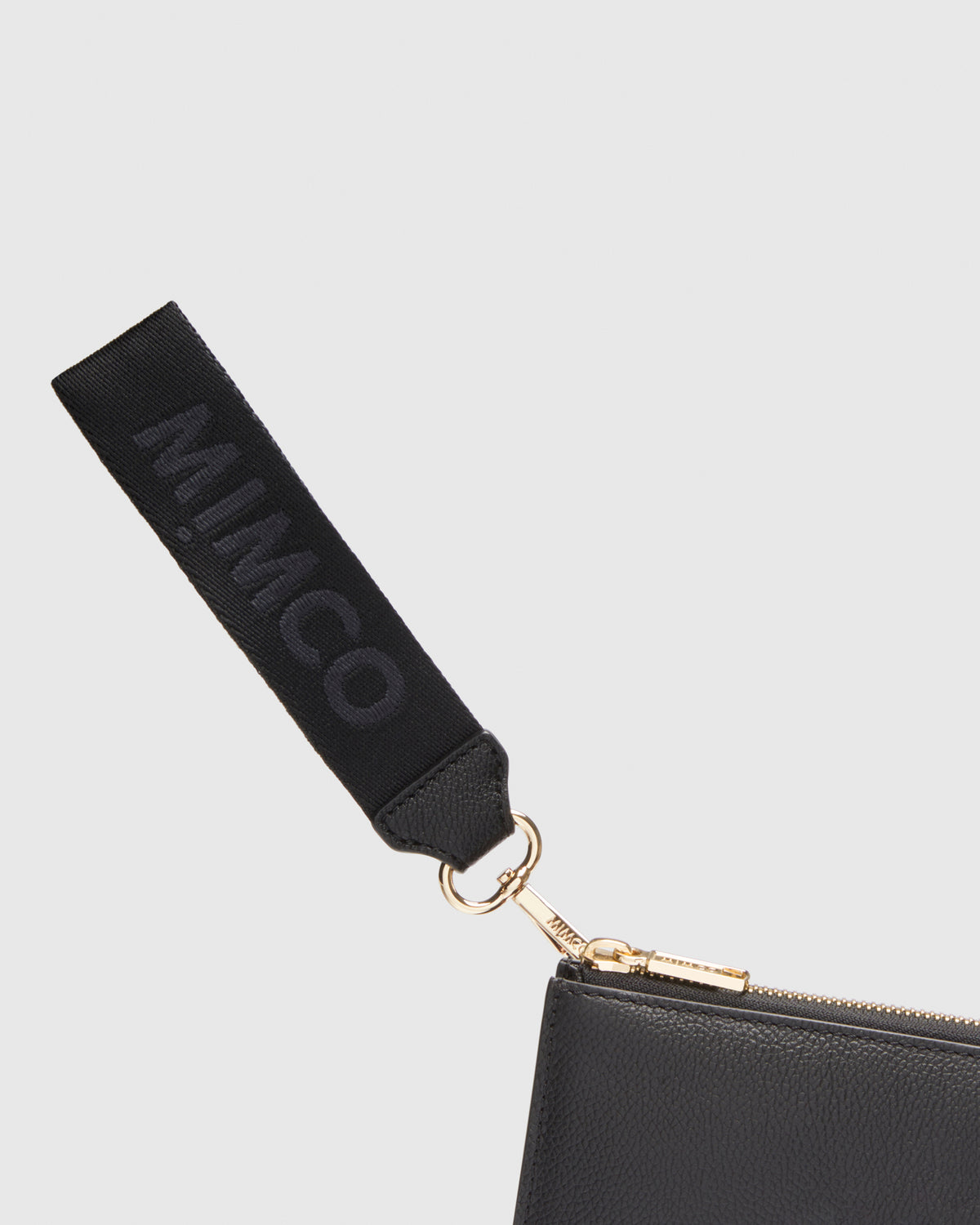 Webbing Wrist Strap - Black Light Gold