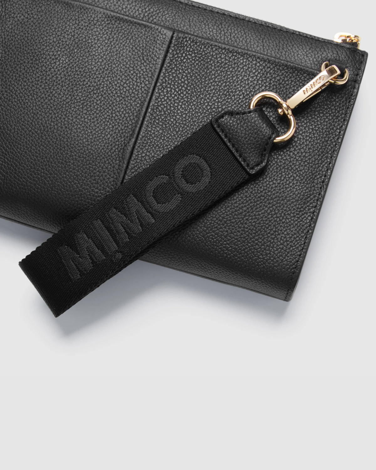 Webbing Wrist Strap - Black Light Gold