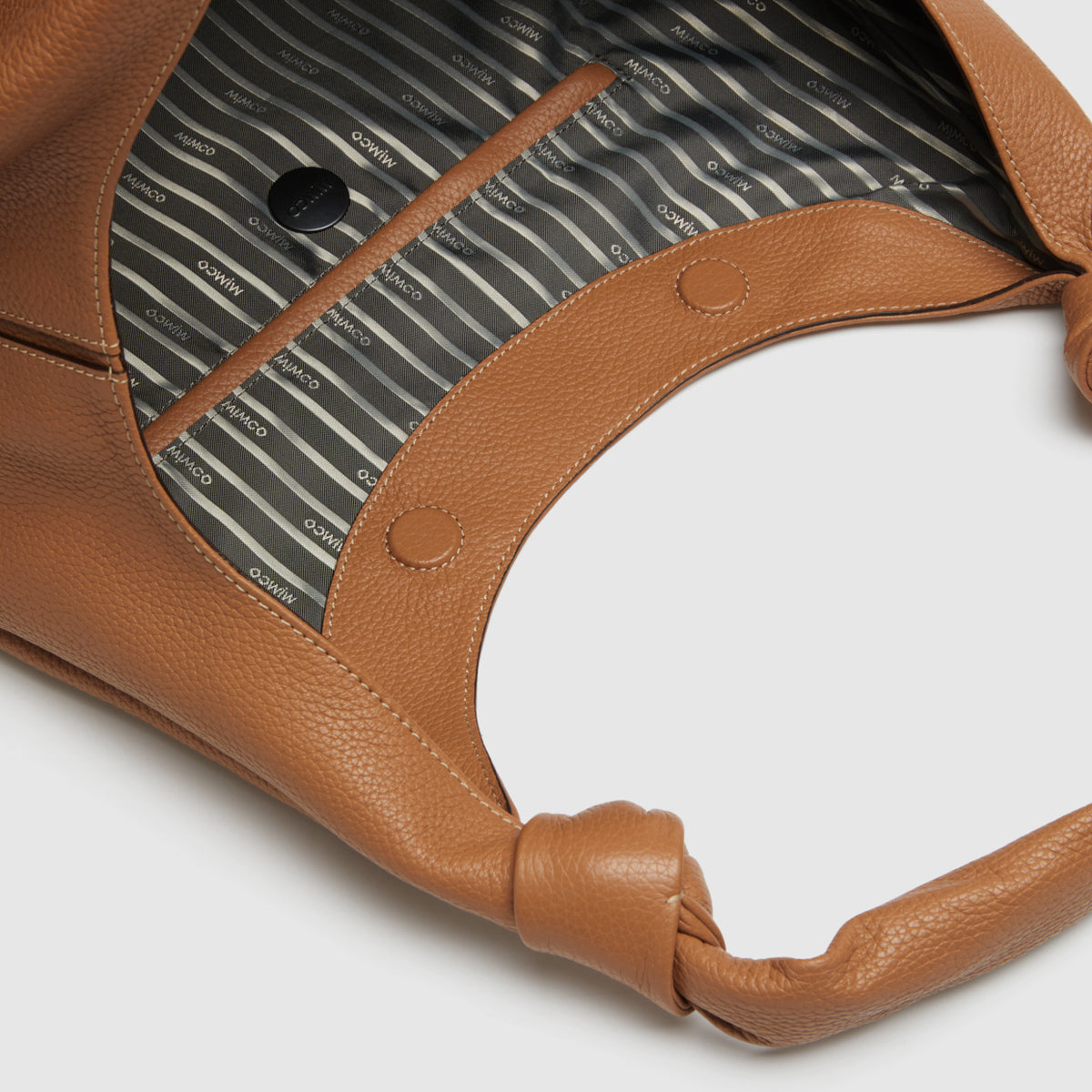 Curl Crescent Tote Bag - Caramel