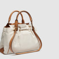 Bloom Mini Tote Bag - Natural Caramel
