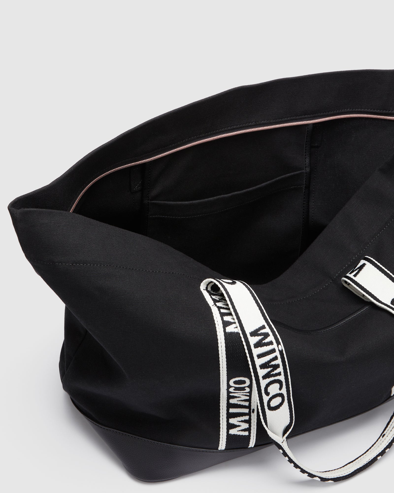 MIM-Tote Bag - Black Rose Gold