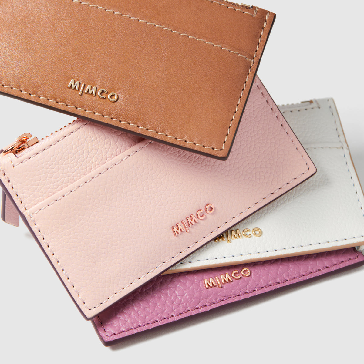 Classico Card Wallet - Peony Pink