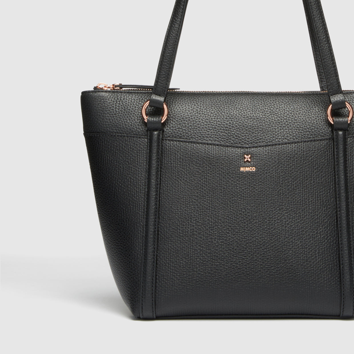 D-Vine Mini Tote Bag - Black Rose Gold