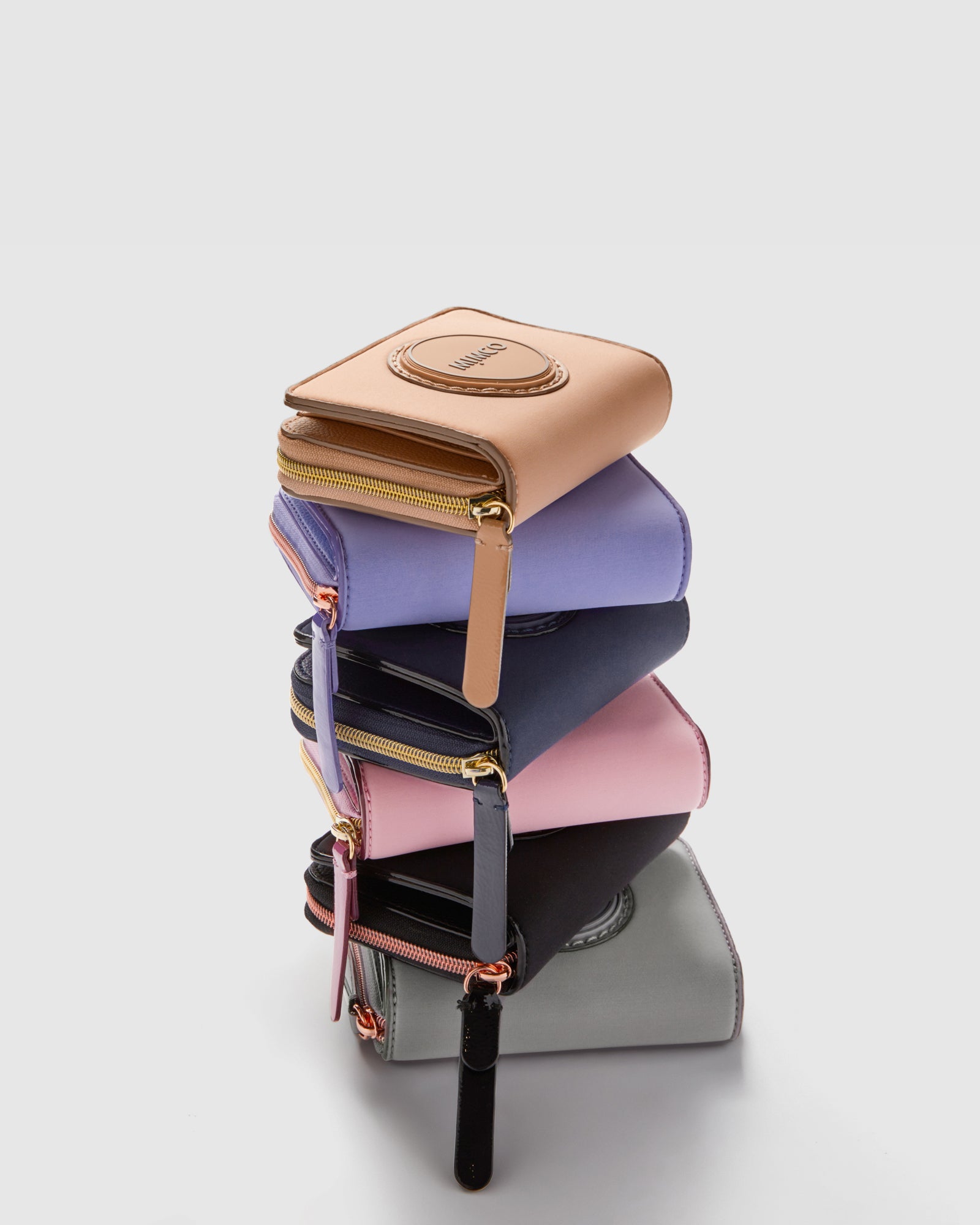 Serenity Medium Wallet - Black Rose Gold