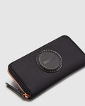Serenity Large Wallet - Black Rose Gold