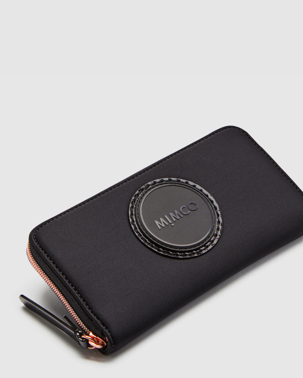 Serenity Large Wallet - Black Rose Gold
