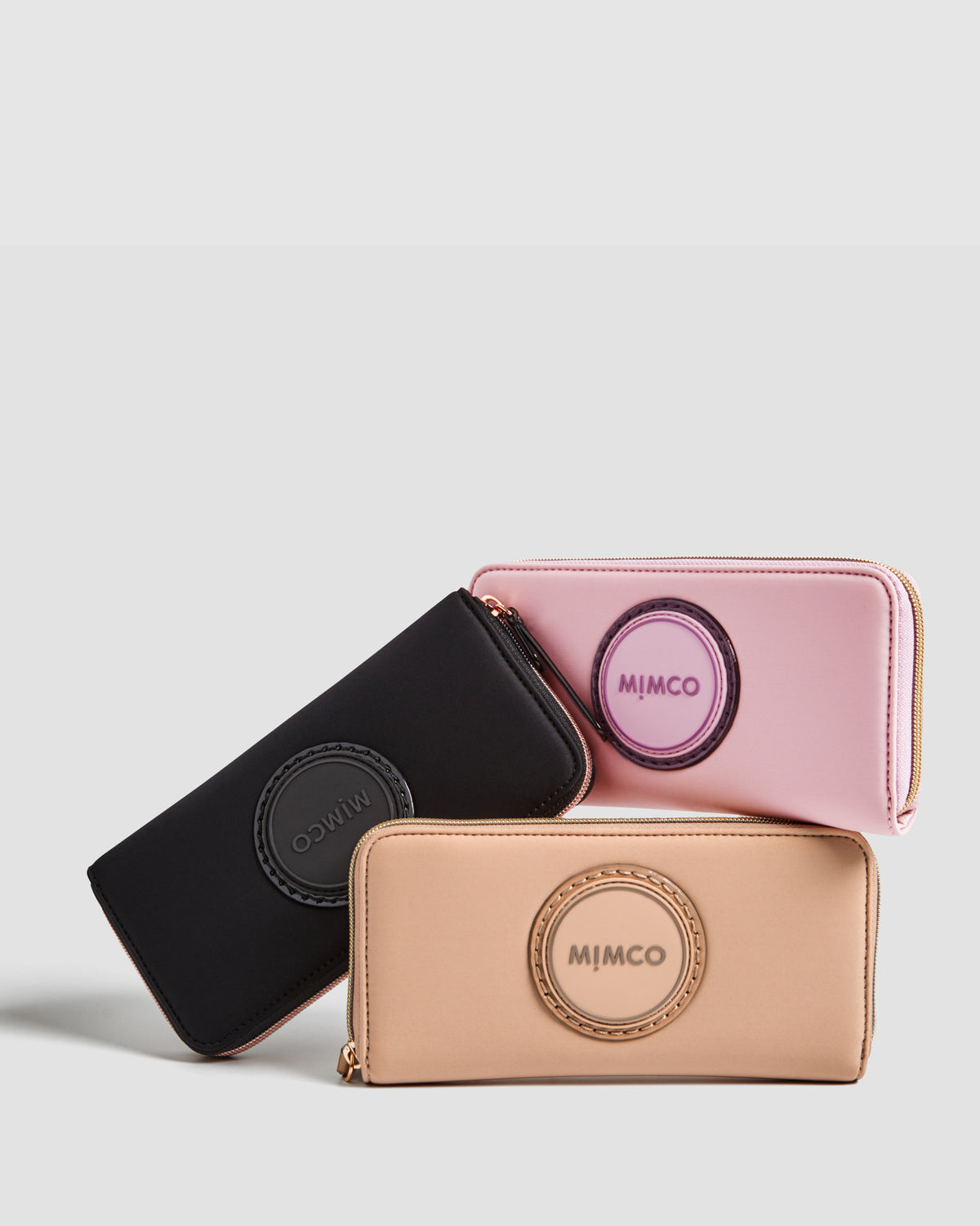 Serenity Large Wallet - Black Rose Gold
