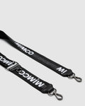 Sparkle Webbing Bag Strap - Black Gunmetal