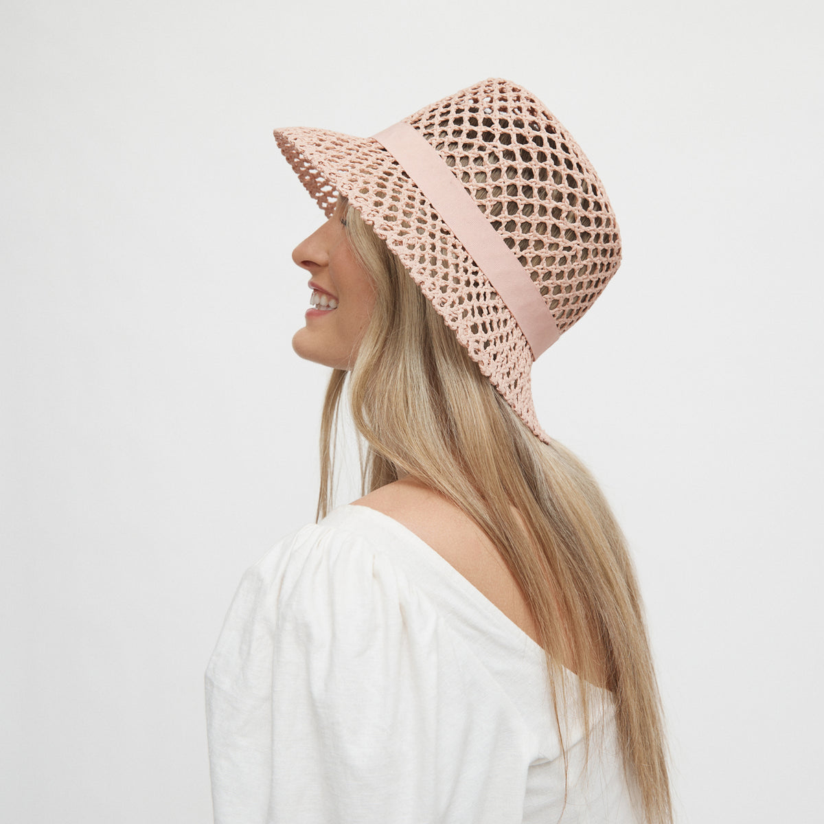 Paradise Sun Hat - Peony Pink