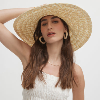 Expanse Wide Brim Hat - Natural