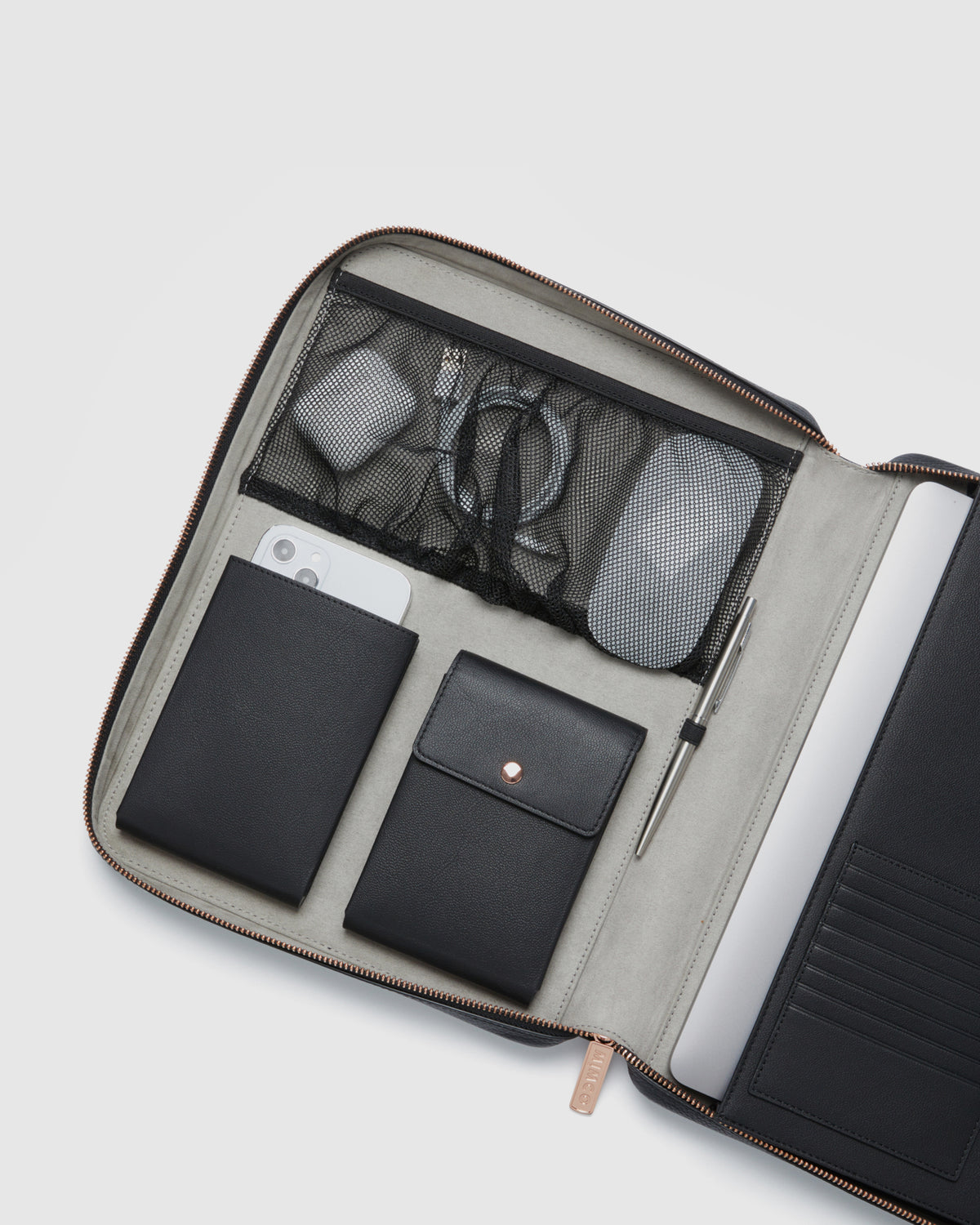 Classico 13-inch Work Case - Black Rose Gold