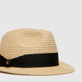 D-Vine Fedora Hat - Natural