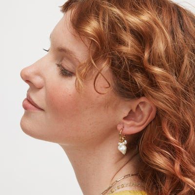 Heat Hoop Earrings - Gold