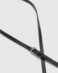 Link Crossbody Bag Strap 8mm - Black Light Gold