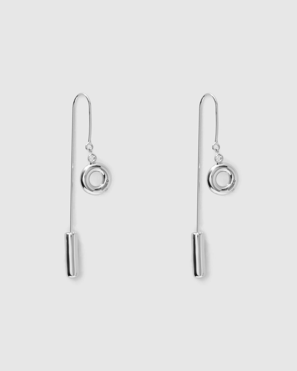 Loop Thread Earrings - Silver
