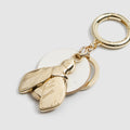 Queen B Keyring - Light Gold