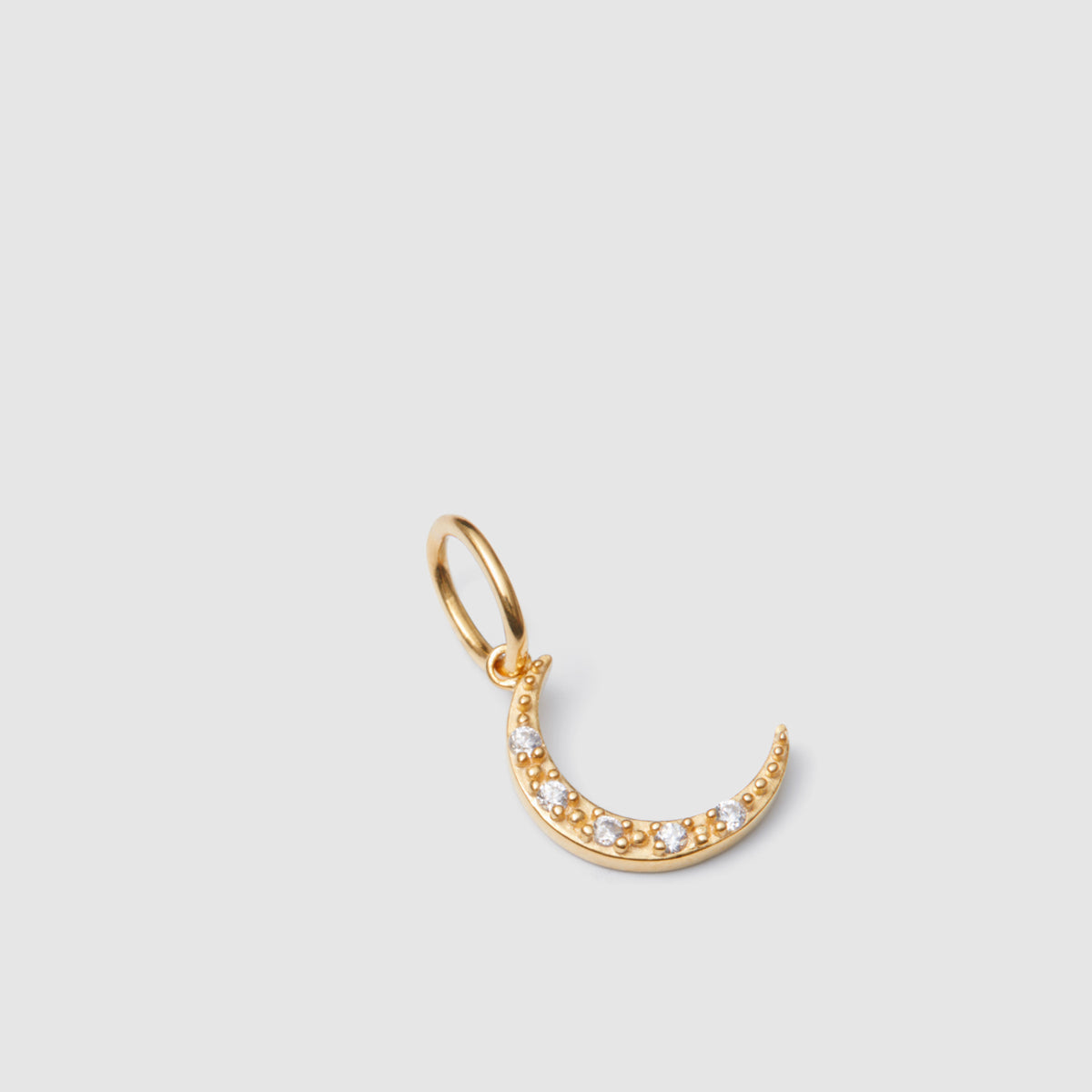 Lunar Sterling Silver Charm - Gold