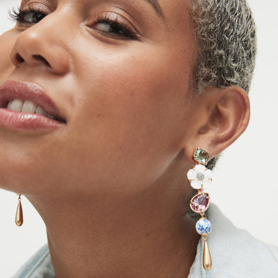 Heirloom Statement Earrings - Multicolour