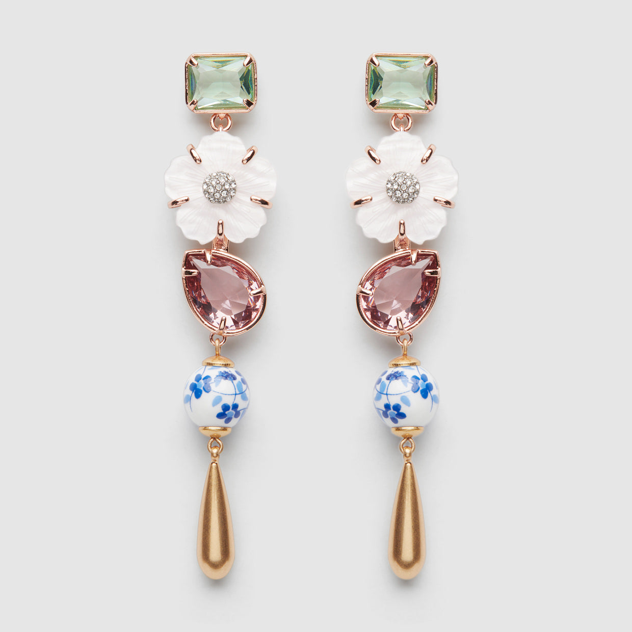 Heirloom Statement Earrings - Multicolour