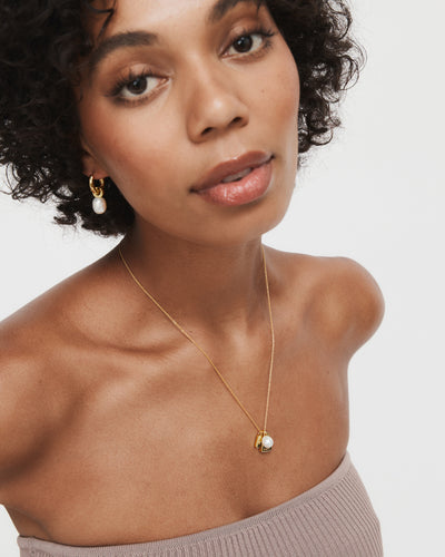 Lock-It Charm Necklace - Gold