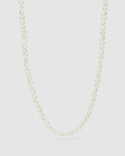 Splice Pearl Necklace - Gold