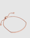 Splice Toggle Bracelet - Rose Gold